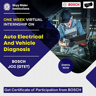 Advanced auto electrical systems and vehicle diagnosis with BOSCH JCC Certification (1 Week)- Mechanical